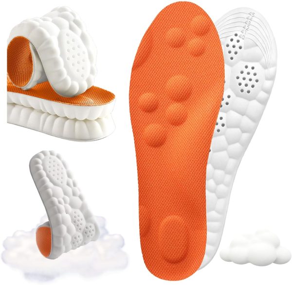 2026 New  Insoles for Men and Women, Cloud Memory Foam Super Soft, Relieve Foot Pain, Day-Long Comfort, Anti-Fatigue & Shock Absorption